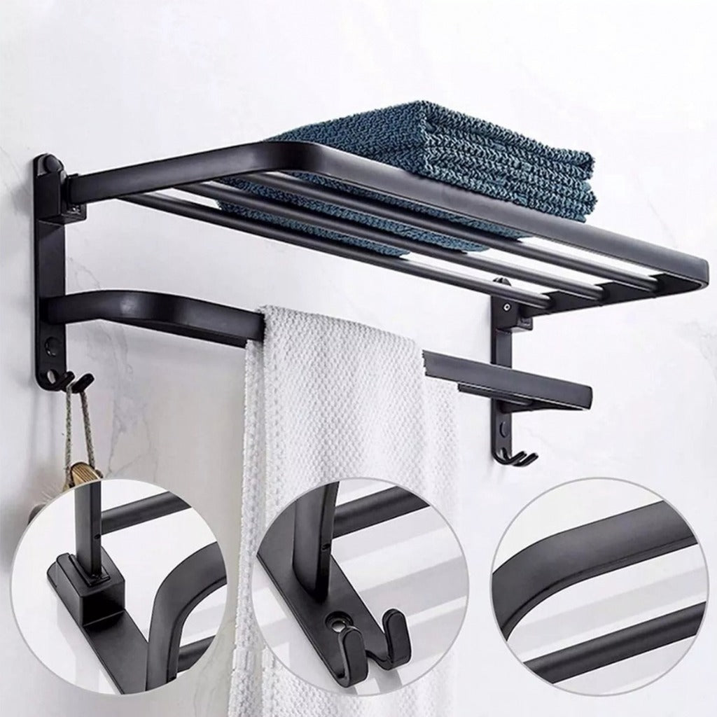 Suporte de toalha duplo fixado por adesivo FIXPRO