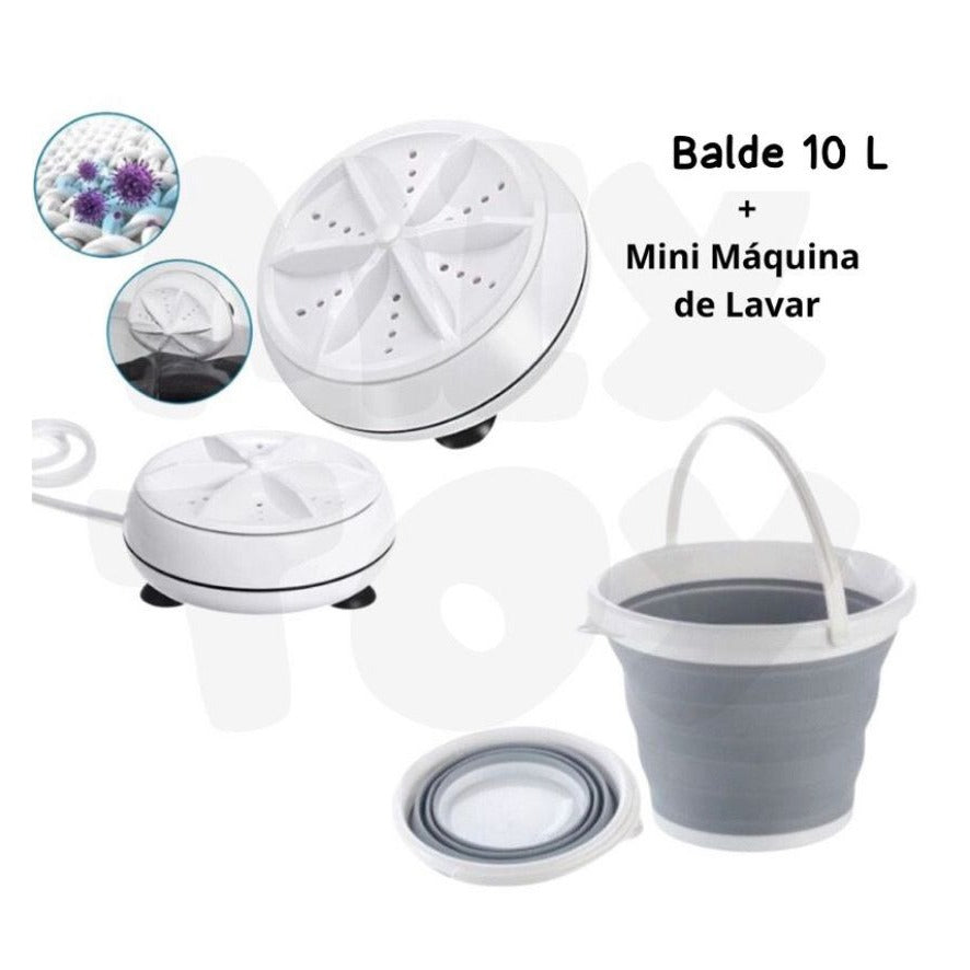 Maquina de lavar portátil - Baldes e pias
