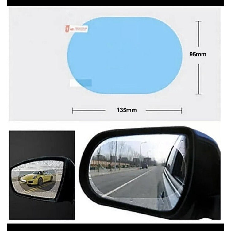 Pelicula anti embaçante para retrovisor, + BRINDE pelicula de janela, carro e motos