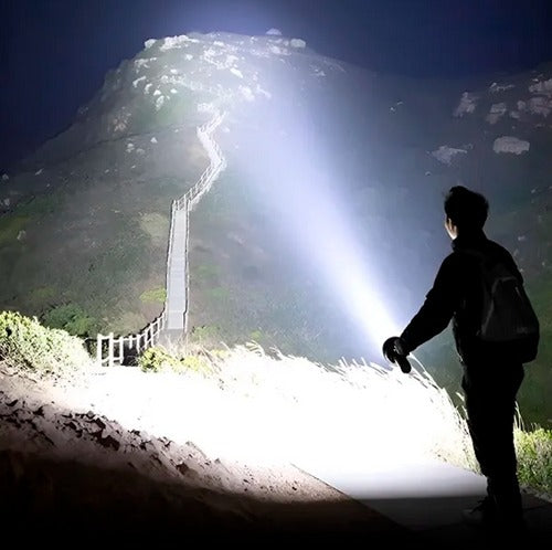 Lanterna jugernout com painel solar e powerbank SURVIVAL LIGHT